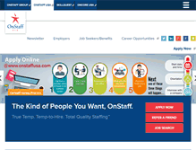 Tablet Screenshot of onstaffusa.com